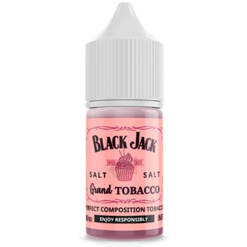 Жидкость Black Jack Salt - Grand Tobacco (20 мг 30 мл)