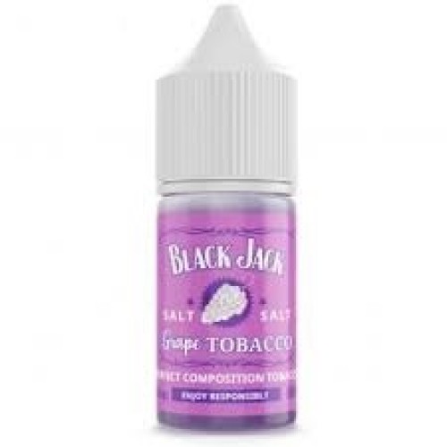 Жидкость Black Jack Salt - Grape Tobacco (20 мг 30 мл)