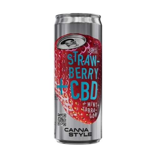 Напиток безалкогольный Cannastyle - Strawberry Mint Tarragon CBD (0,33 мл)