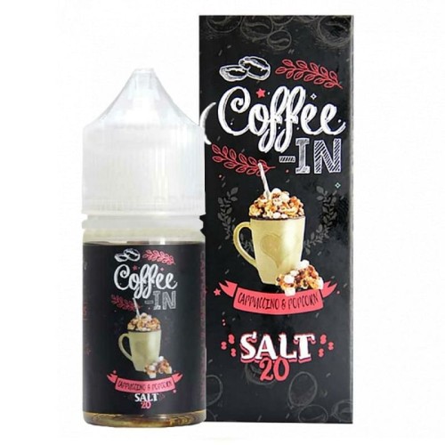 Жидкость Coffee-IN Salt - Cappuccino & Popcorn (20 мг 30 мл)