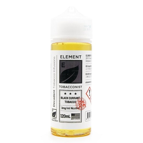 Жидкость Element - Black Currant Tobacco (3 мг 120 мл)