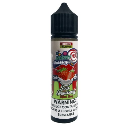 Жидкость Horny Bubblegum - Sour Strawberry (3 мг 60 мл)
