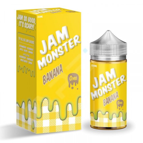 Жидкость Jam Monster - Banana (3 мг 100 мл)