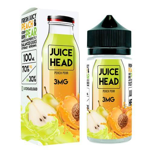Жидкость Juice Head - Peach Pear (3 мг 100 мл)