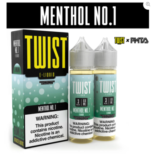 Жидкость Lemon Twist - Menthol No. 1 (3 мг 60 мл)