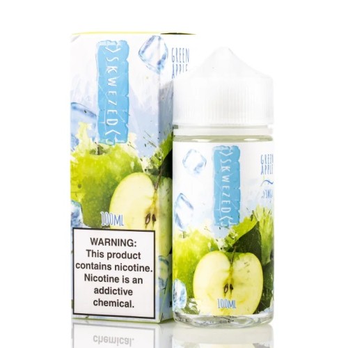 Жидкость Skwezed Ice - Green Apple (3 мг 100 мл)