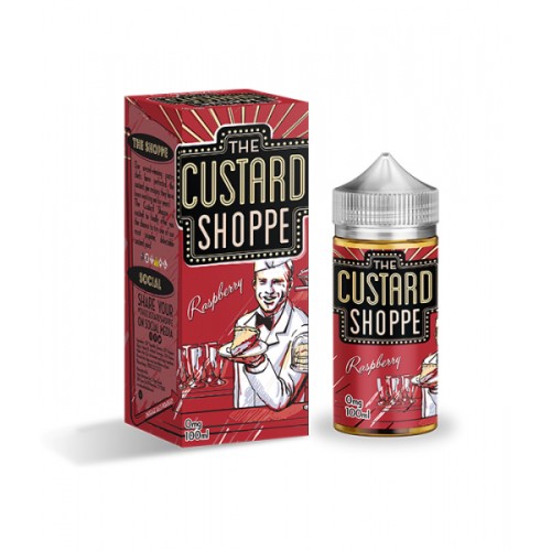 Жидкость The Custard Shoppe - Raspberry (3 мг 120 мл)