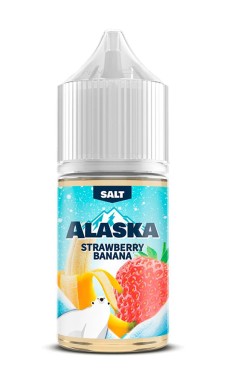 Жидкость Alaska Salt - Strawberry Banana (20 мг 30 мл)