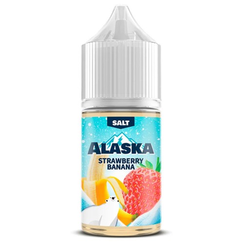Жидкость Alaska Salt - Strawberry Banana (20 мг 30 мл)