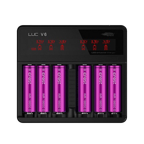 Зарядное устройство LUC V6 by EFEST (6 слота)