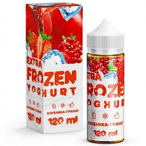 Жидкость Extra Frozen Yoghurt - Клубника-Гранат (3 мг 120 мл)