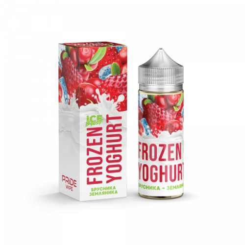 Жидкость Frozen Yoghurt - Брусника. Земляника (0 мг 120 мл)