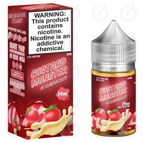 Жидкость Custard Monster Salt - Strawberry (20 мг 30 мл)