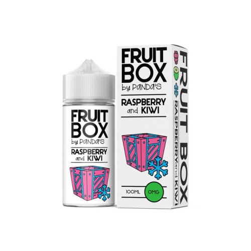 Жидкость Panda's Fruit Box - Raspberry And Kiwi (0 мг 100 мл)