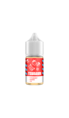 Жидкость Tsunami Salt - Strawberry Banana Ice (20 мг 30 мл)