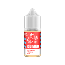 Жидкость Tsunami Salt - Strawberry Banana Ice (20 мг 30 мл)