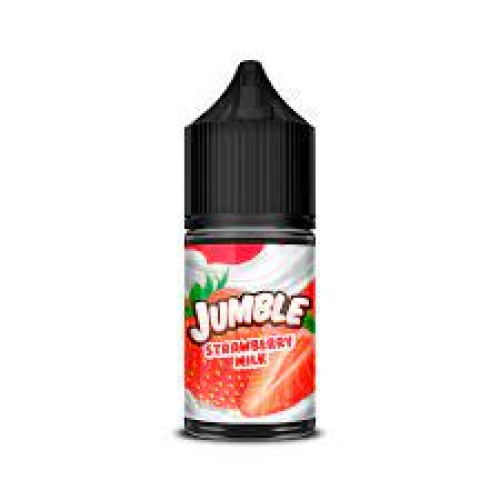 Жидкость Jumble Salt - Strawberry Milk (20 мг 30 мл)