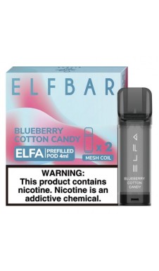 Картридж ELFA by ELF BAR - Blueberry Cotton Candy (4 мл)