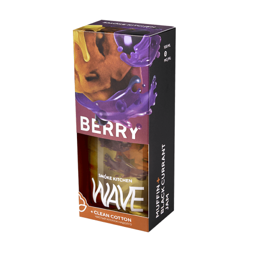 Жидкость Wave By Smoke Kitchen - Berry (3 мг 100 мл)