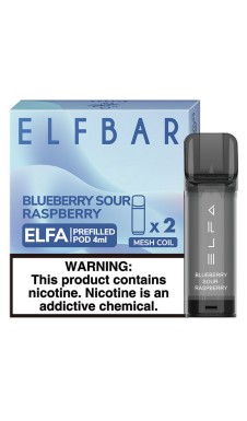Картридж ELFA by ELF BAR - Blue Sour Raspberry (4 мл)