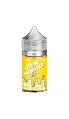 Жидкость Jam Monster Salt - Banana (20 мг 30 мл)
