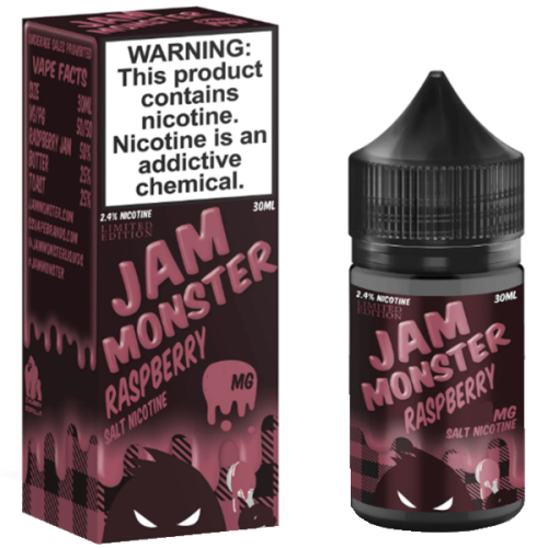 Жидкость Jam Monster Salt - Raspberry (20 мг 30 мл)