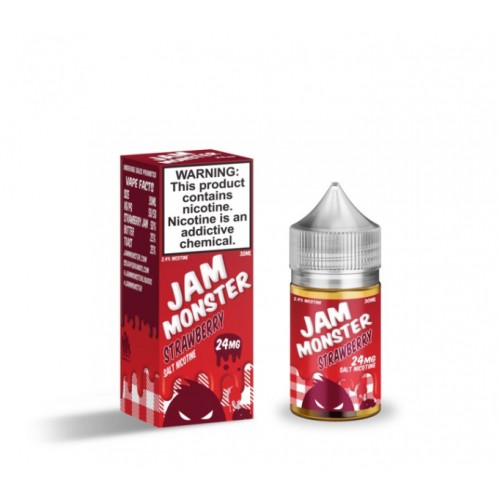 Жидкость Jam Monster Salt - Strawberry (20 мг 30 мл)