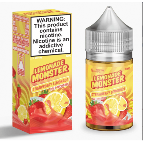 Жидкость Lemonade Monster Salt - Strawberry (20 мг 30 мл)