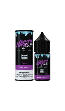 Жидкость Nasty High Mint Salt - Asap Grape (20 мг 30 мл)