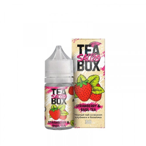 Жидкость Tea Box Salt - Strawberry N Basil (20 мг 30 мл)