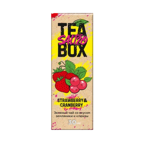 Жидкость Tea Box Salt - Strawberry N Cranberry (20 мг 30 мл)