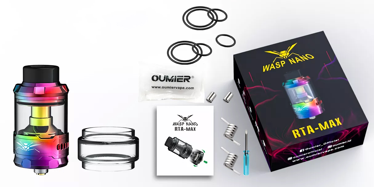 Nano max. Oumier Wasp Nano RTA 2ml Rainbow. Топ кэп на Wasp Nano RTA. Wasp Nano RTA 2 намотка. Darg Nano 2 бак.